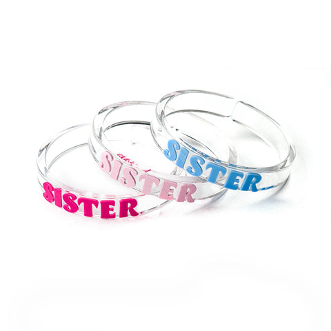 Set of 3 Bangles- Sister