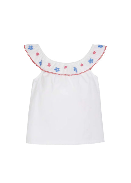 Kate Top - White Embroidered (7)