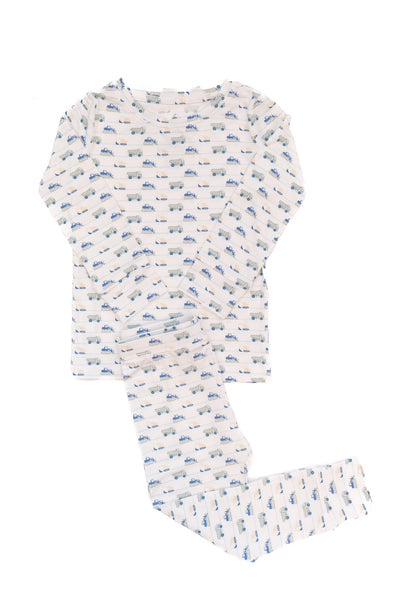 Construction Zone 2 Piece Pajama Set