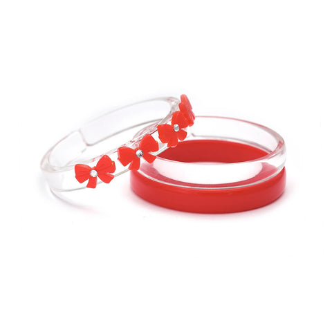 Red Bow Bangles
