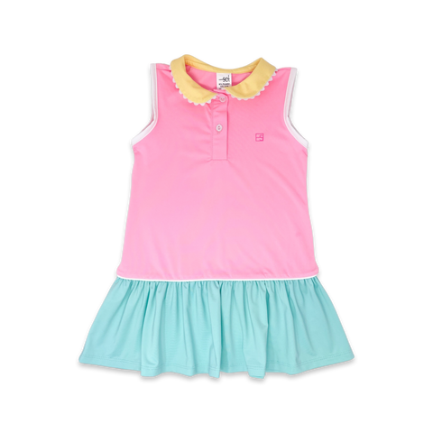 Darla Dress - Flamingo Pink (4T)