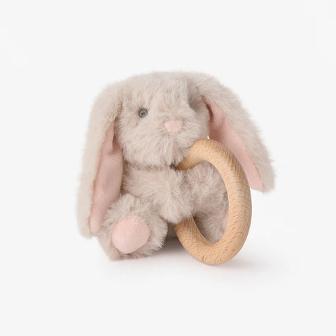 Bunny Wooden Ring Rattle