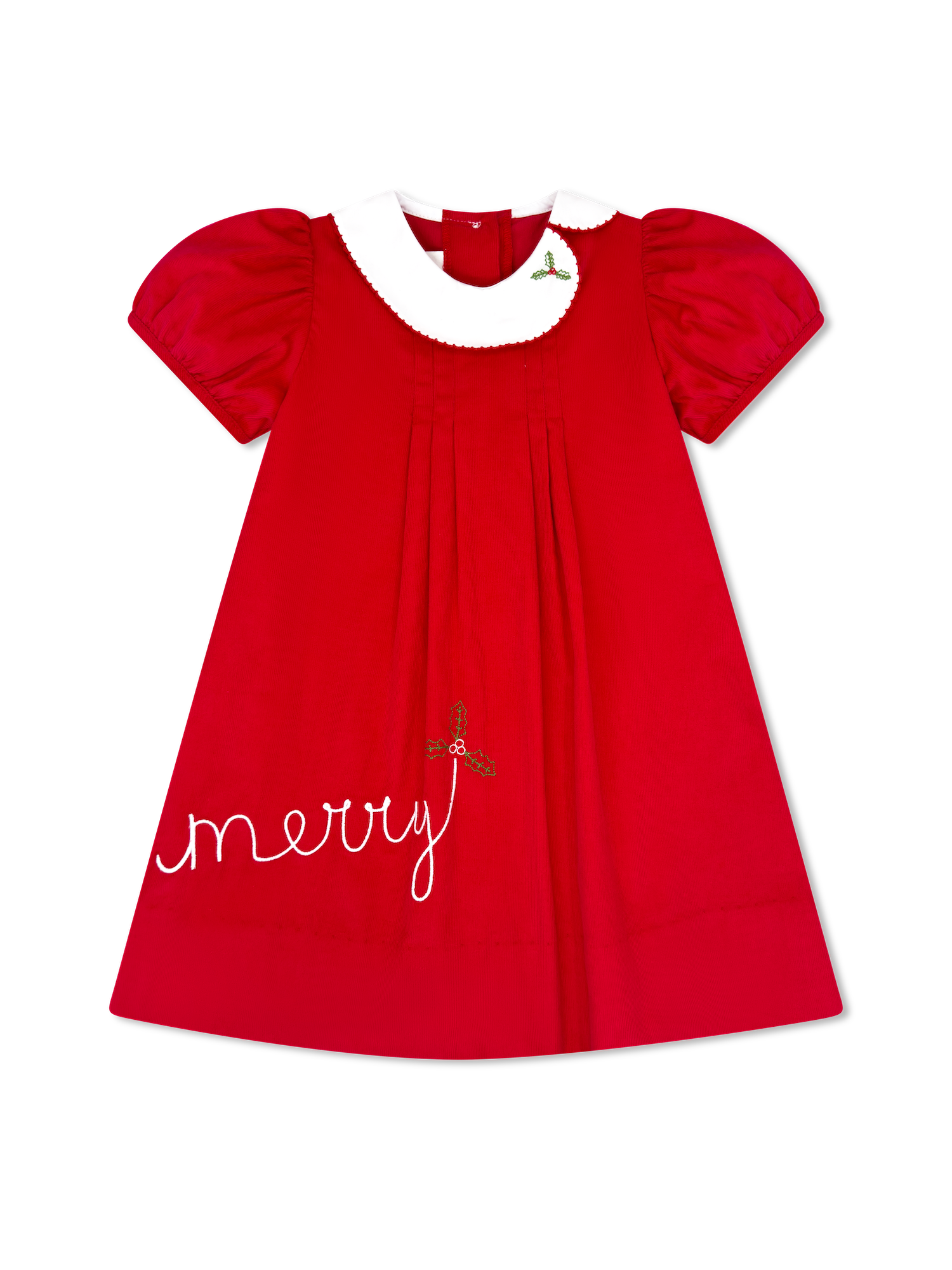 Eloise Merry Dress - High Point Red Corduroy