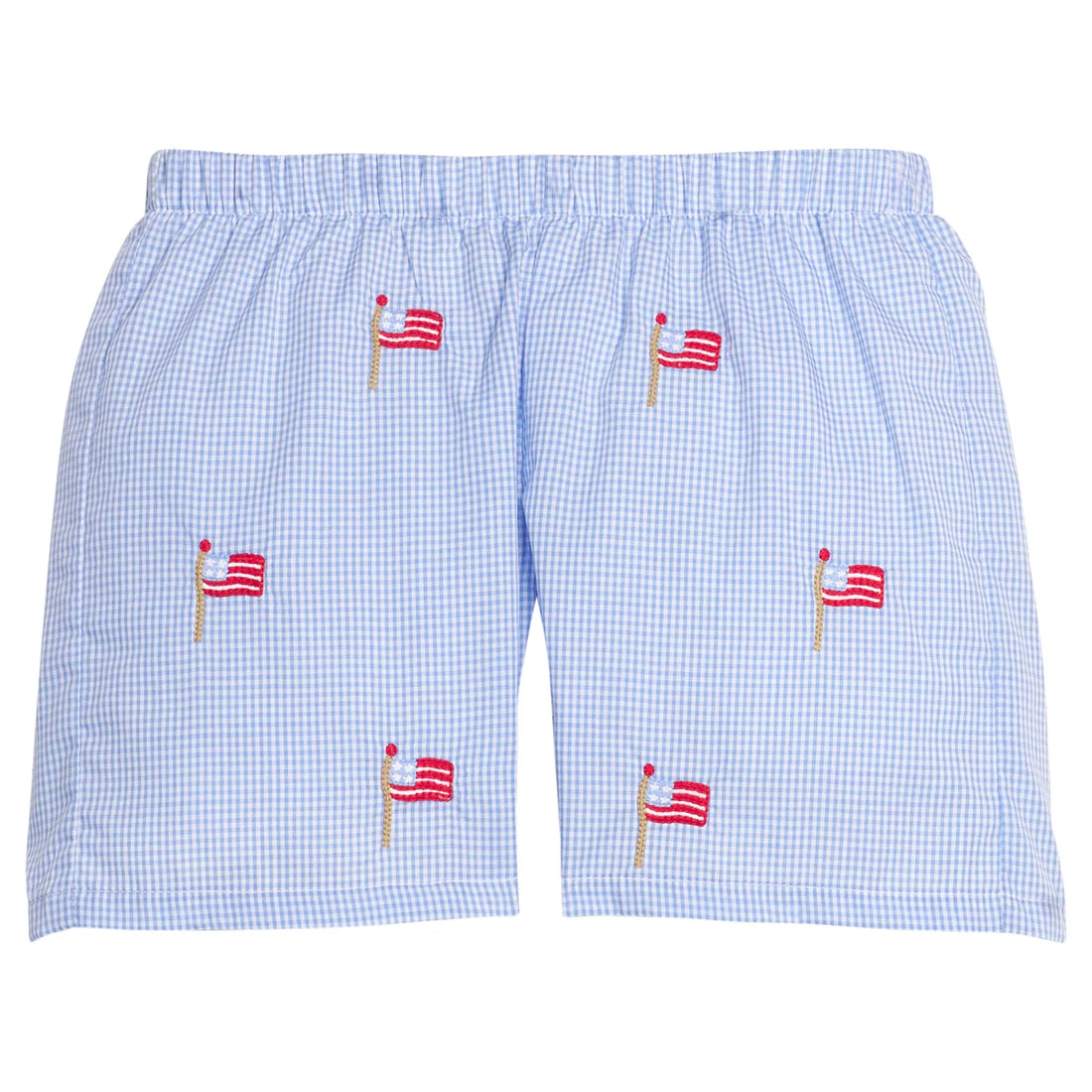 Embroidered Basic Short- Flag (3T) – Ellie B. Children's Boutique
