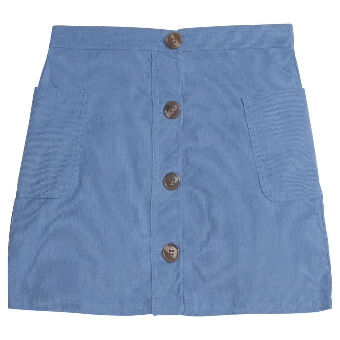 Emily Pocket Skirt - Stormy Blue Corduroy