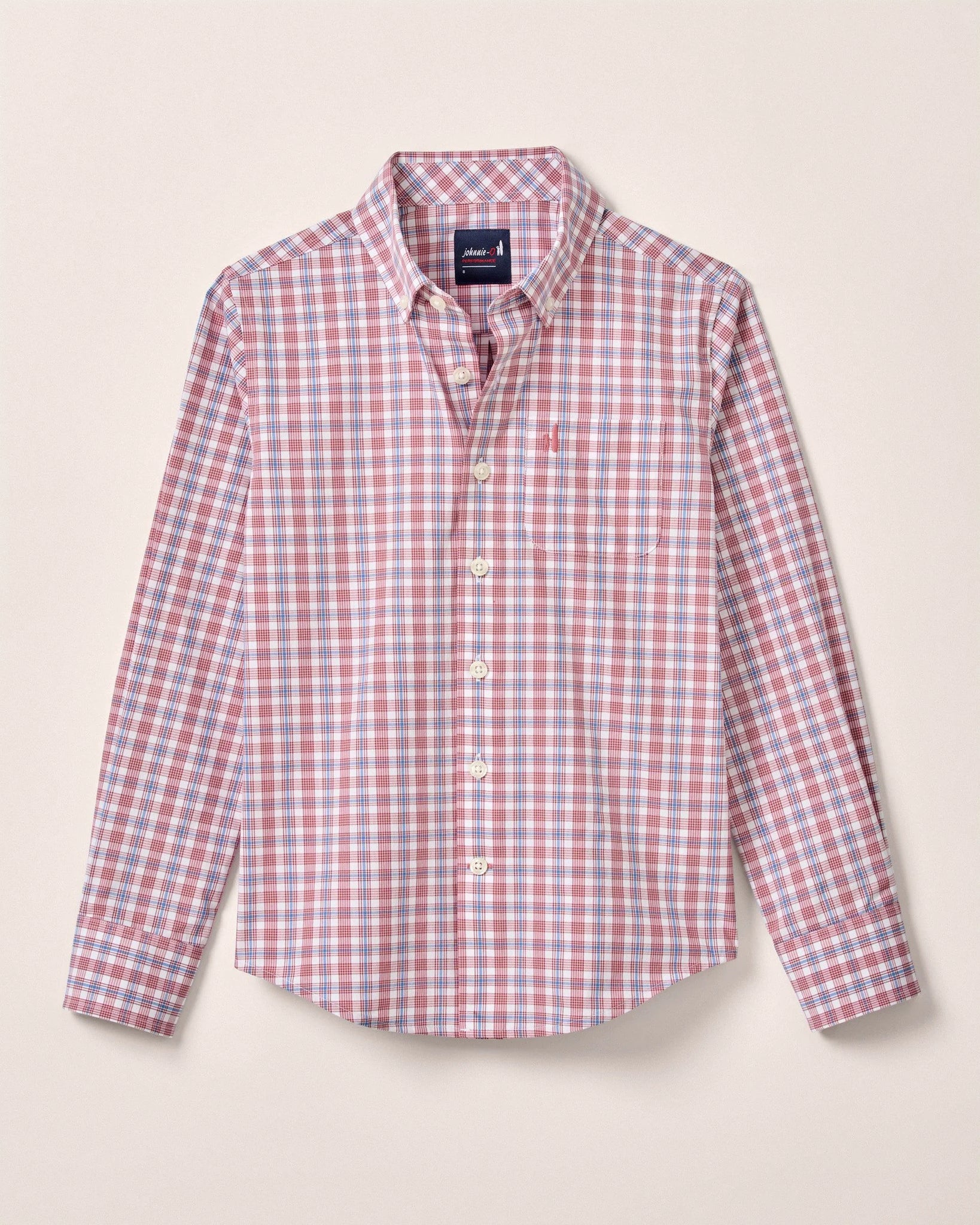 Brantley Button Up - Malibu Red