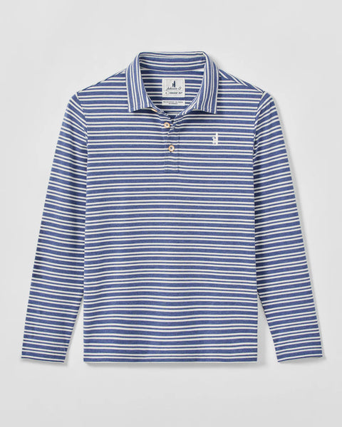 Brannen Long Sleeve Polo - Lake