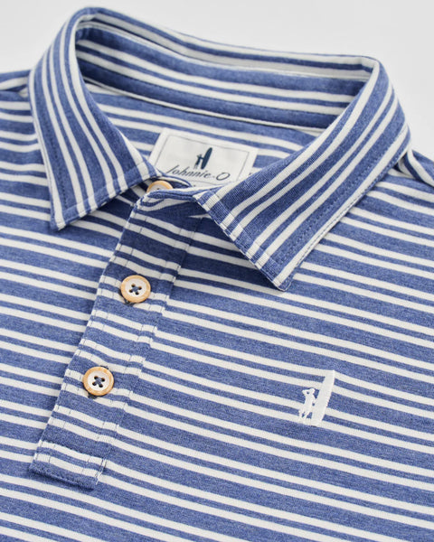 Brannen Long Sleeve Polo - Lake
