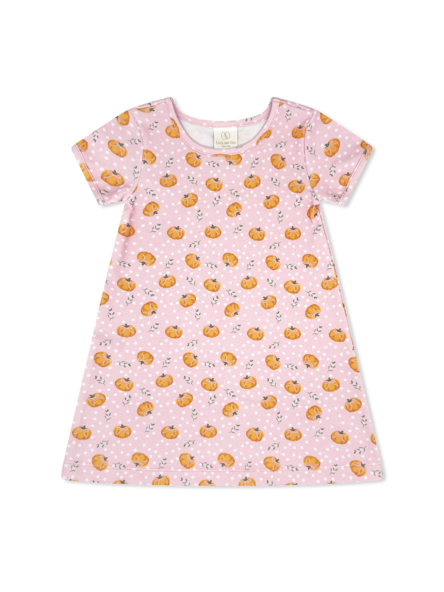Pink Pumpkin Patch Delight Knit Dress (4T)