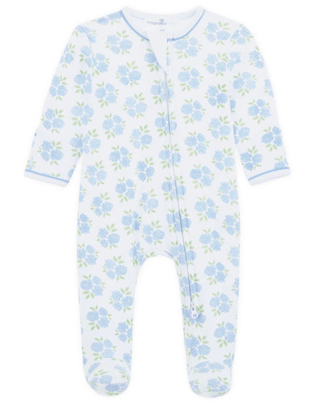 Dreamy Hydrangeas Zip Footie