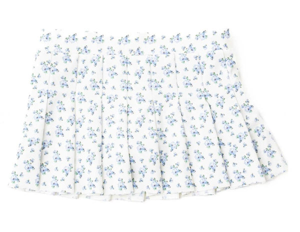 Active Pleated Skirt-Cottage Floral Lilac