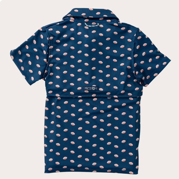 Performance Polo-Football Print