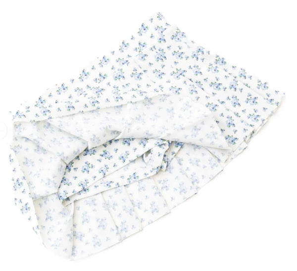 Active Pleated Skirt-Cottage Floral Lilac