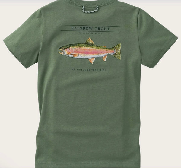 Short Sleeve Cotton T-shirt- Hedge Green