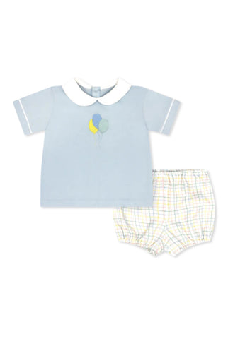 Sibley Bloomer Set - Party Time Plaid (18M)