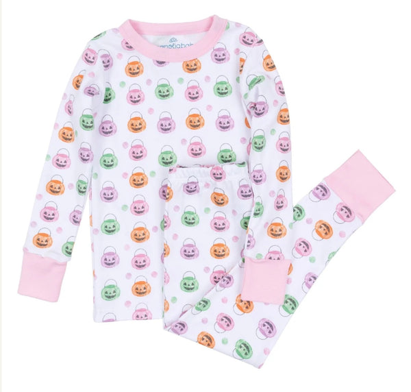 Pumpkin Party Long PJ - Pink