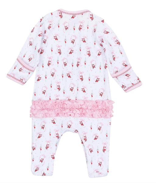 Jolly Ribbons Ruffle Footie