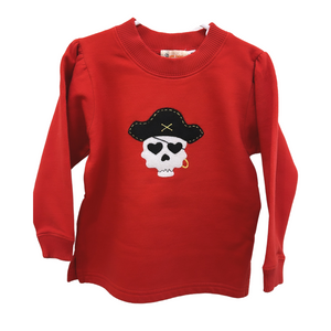 Red Pirate Girl Sweatshirt