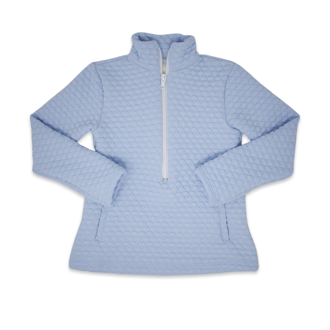 Henry Half Zip - Blue Quilted (12M, 18M, 4)