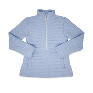 Henry Half Zip - Blue Quilted (12M)