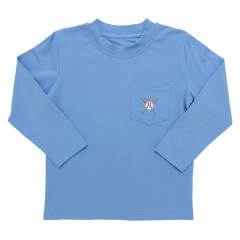 L/S Pocket Tee - Baseball