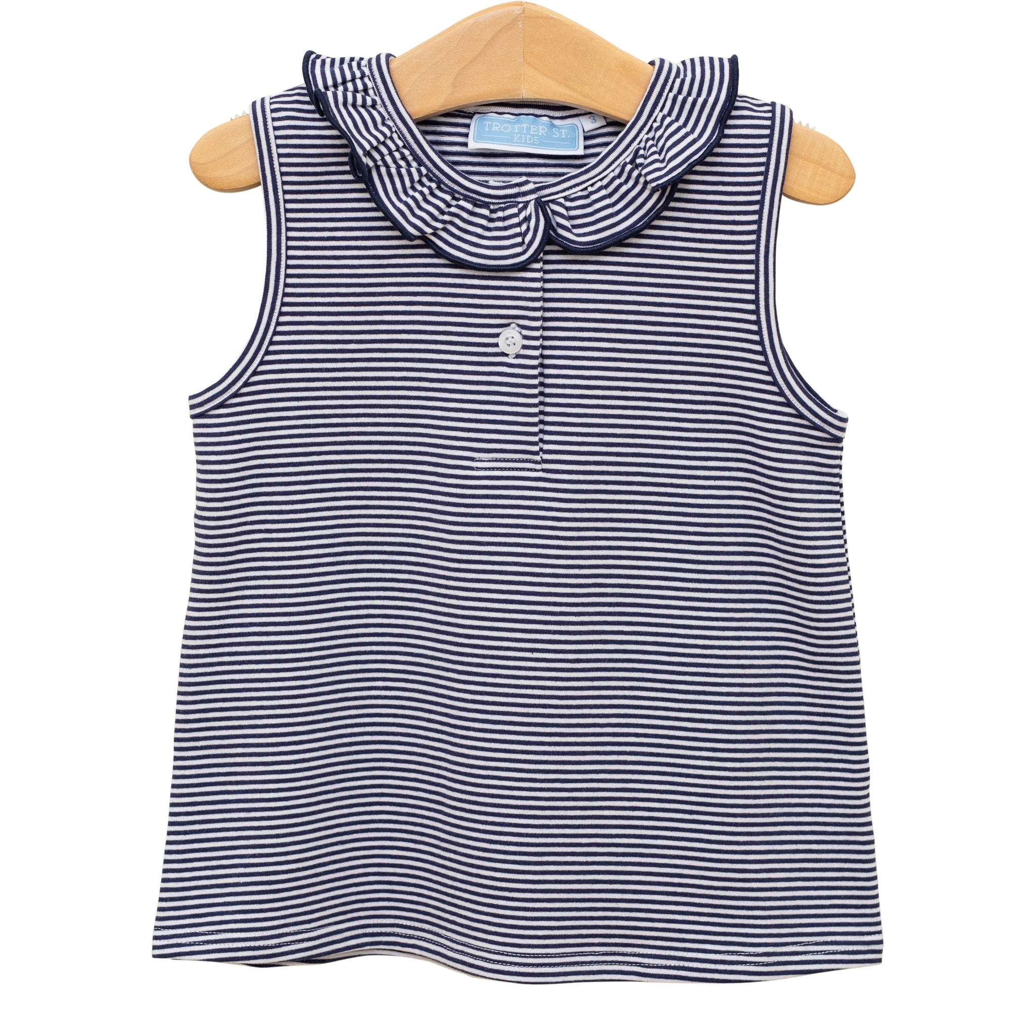 Nora Tank-Navy Stripe