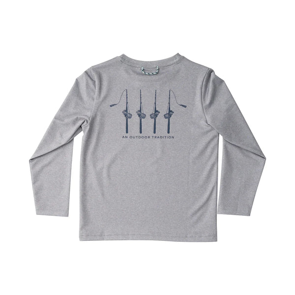 Pro Performance L/S T-shirt- Heather Gray