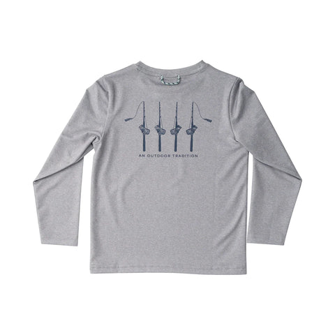 Pro Performance L/S T-shirt- Heather Gray