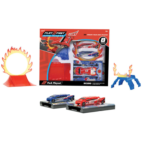 Flat2Fast 2 Pack Set Card Racers