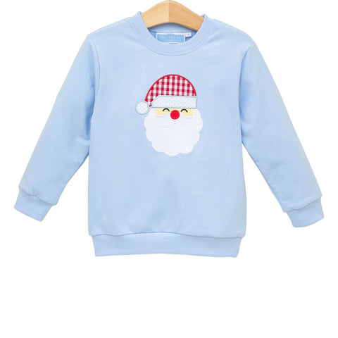 French Terry Pullover Light Blue- Santa (5)