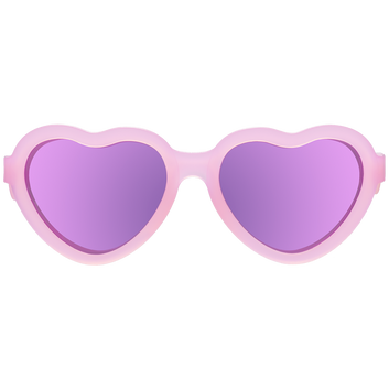 Polarized Pink Heart Sunglasses