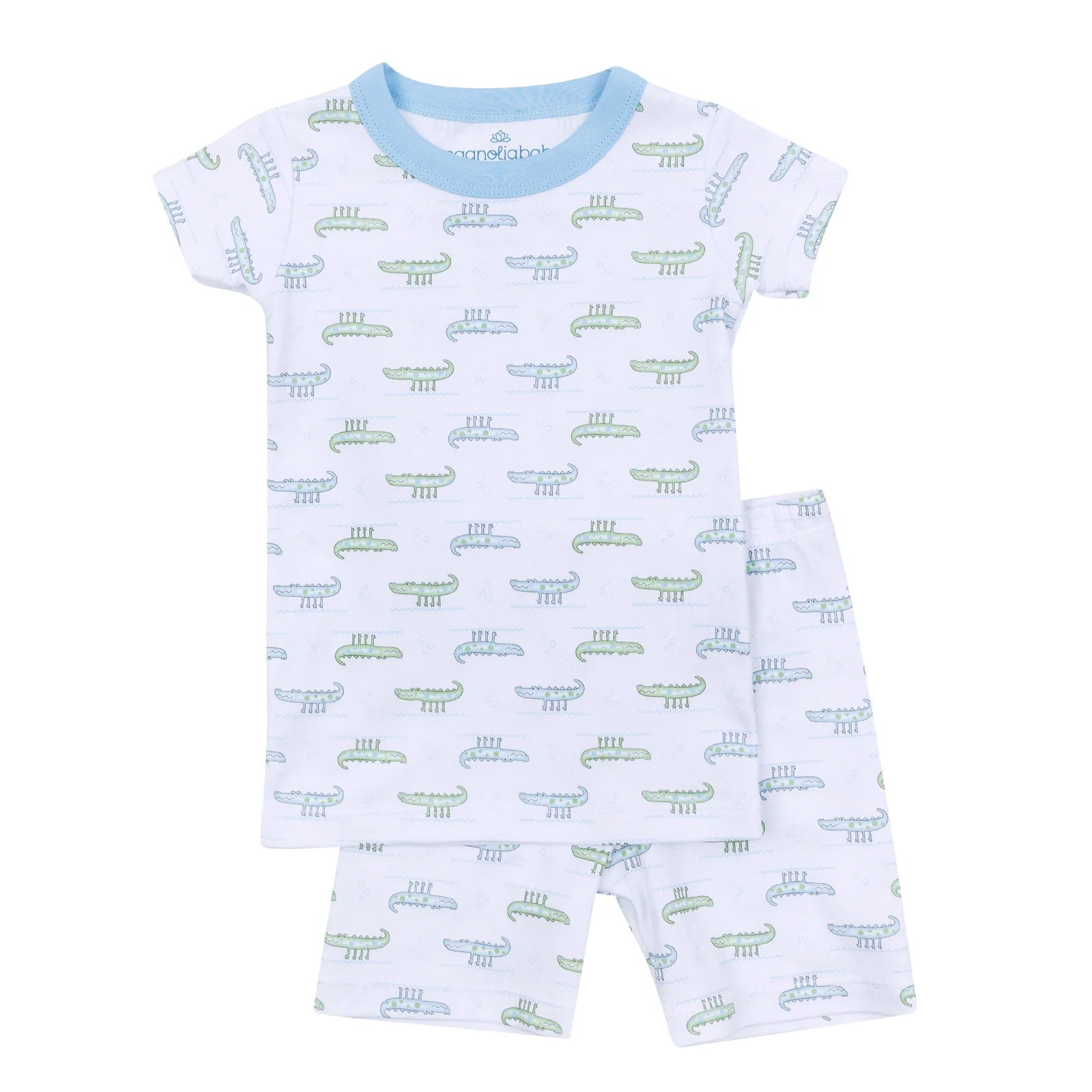 Alligator Pie Blue Short Pajama