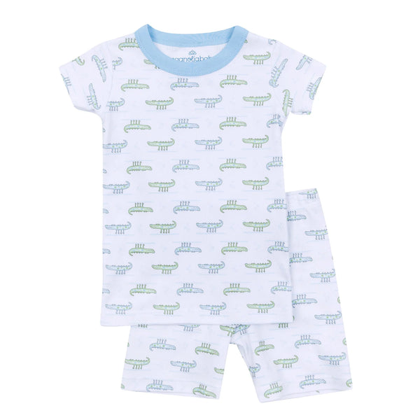 Alligator Pie Blue Short Pajama