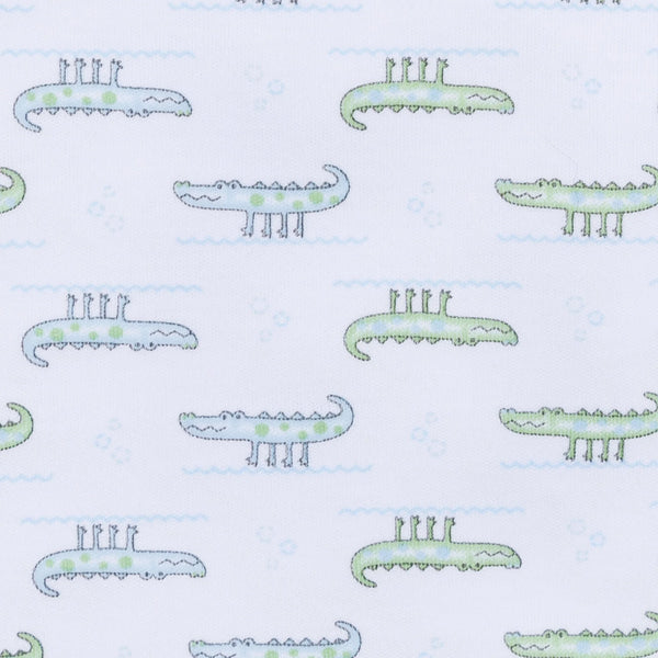 Alligator Pie Blue Short Pajama