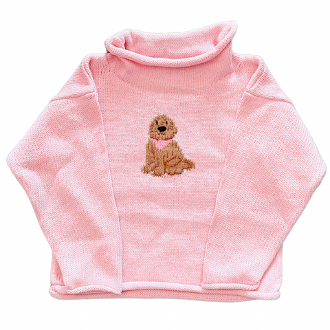Pink Goldendoodle Sweater