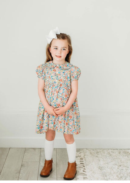 Kendall Floral Short Sleeve Dress (12M)