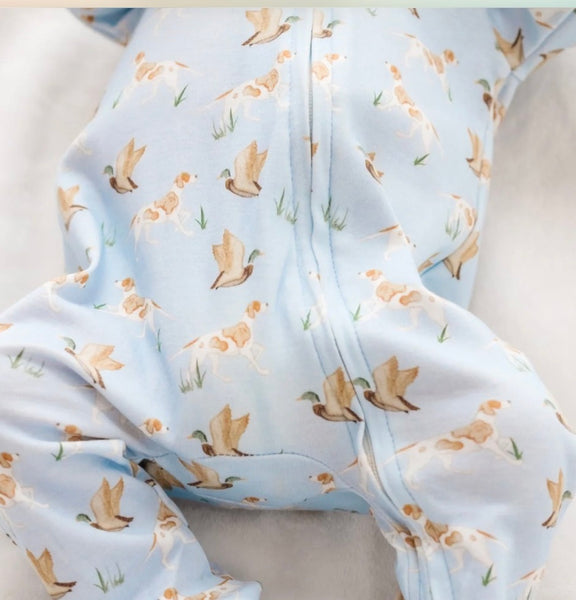 Duck & Hound Zip Footie