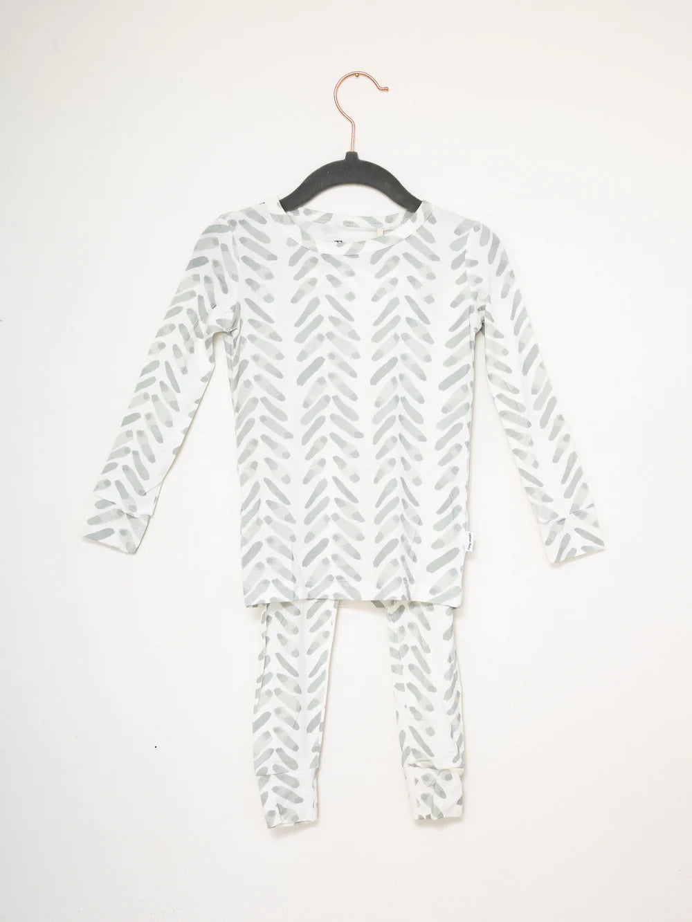 Sage Watercolor Leaf Pajama Set