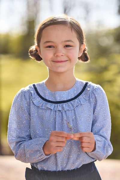 Amelia Blouse - Greystone Floral