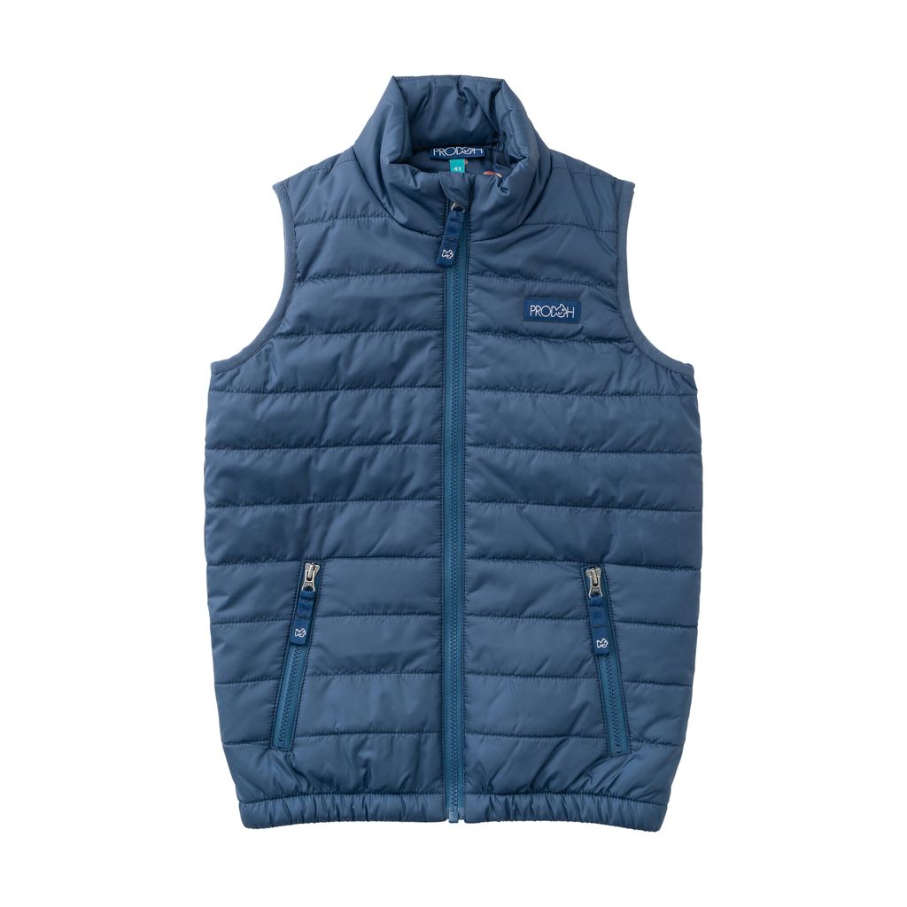 Puffer Vest- Dark Denim