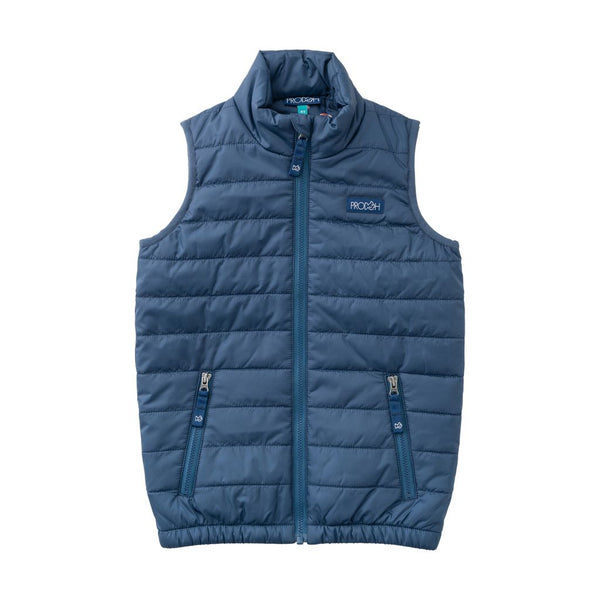 Puffer Vest- Dark Denim