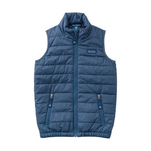 Puffer Vest- Dark Denim