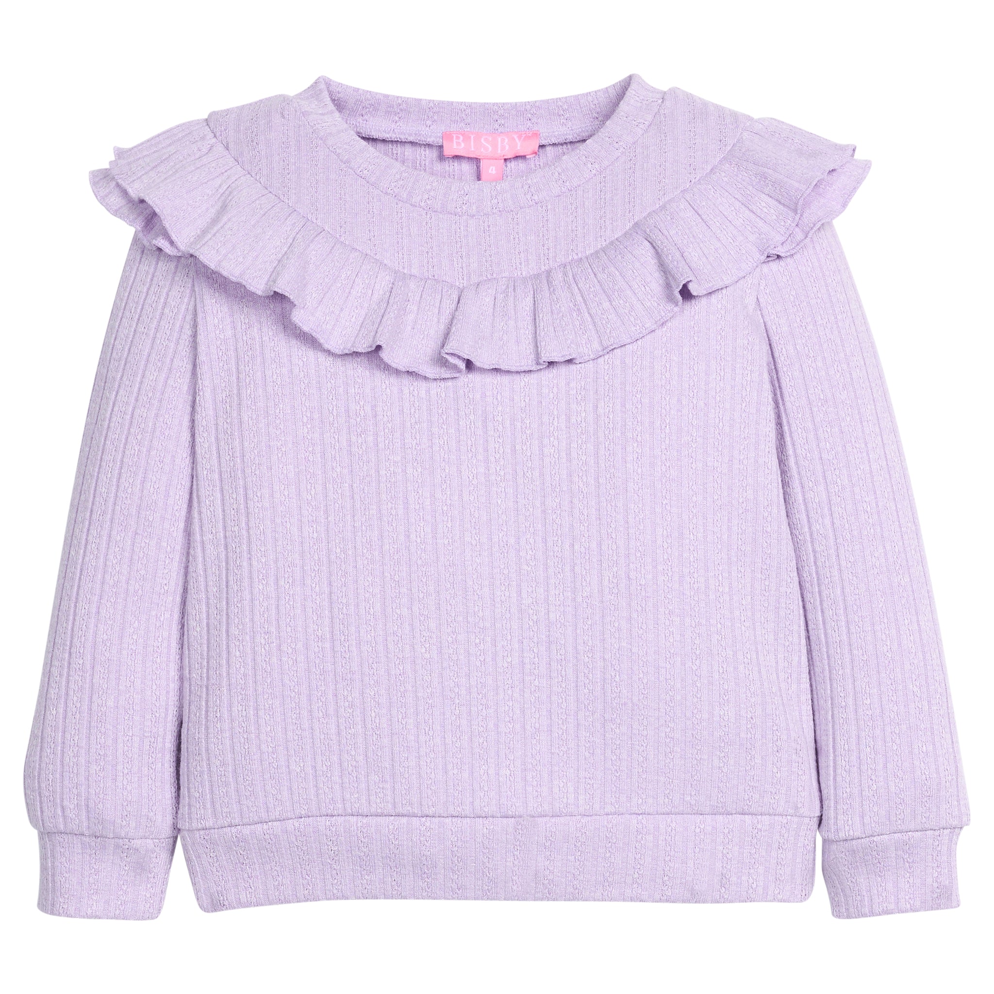 Jody Top - Lilac Cableknit