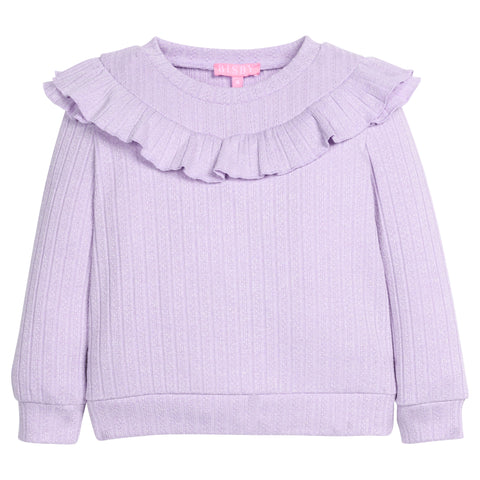 Jody Top - Lilac Cableknit