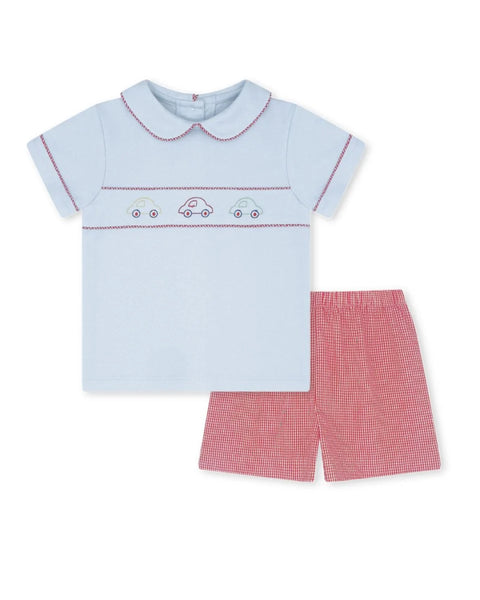 Carson Short Set - Primary Plaid