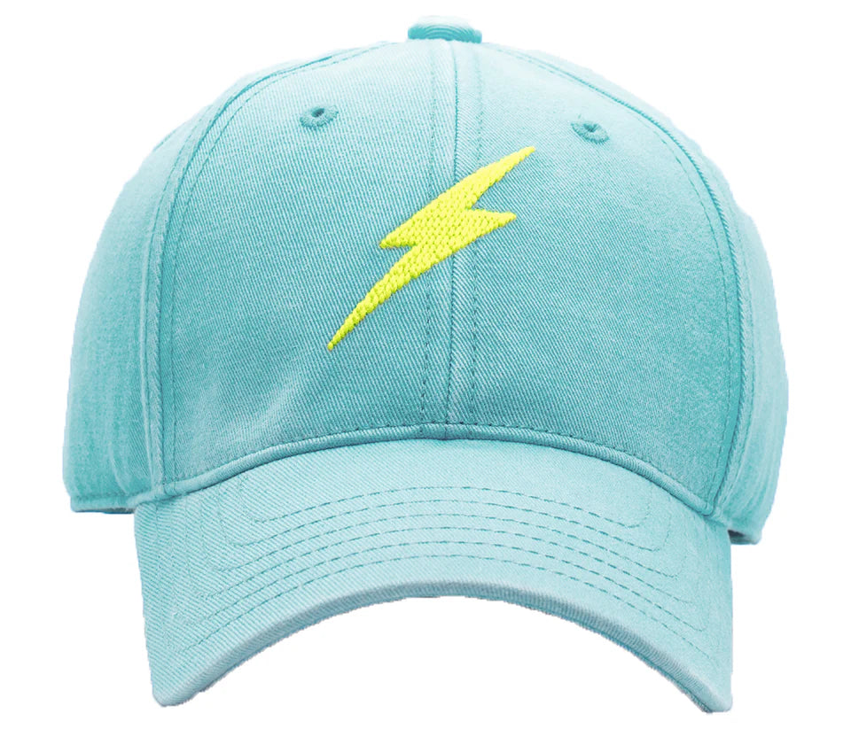 Lightning Bolt on Aqua Hat