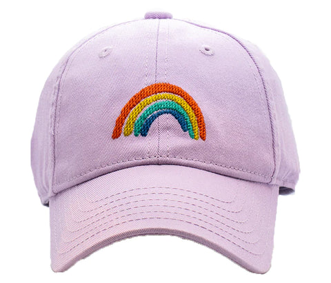 Rainbow on Lavender Hat