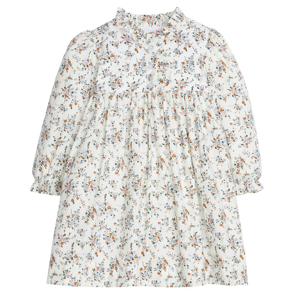 Long Sleeve Birdie Dress- Brownfield Floral