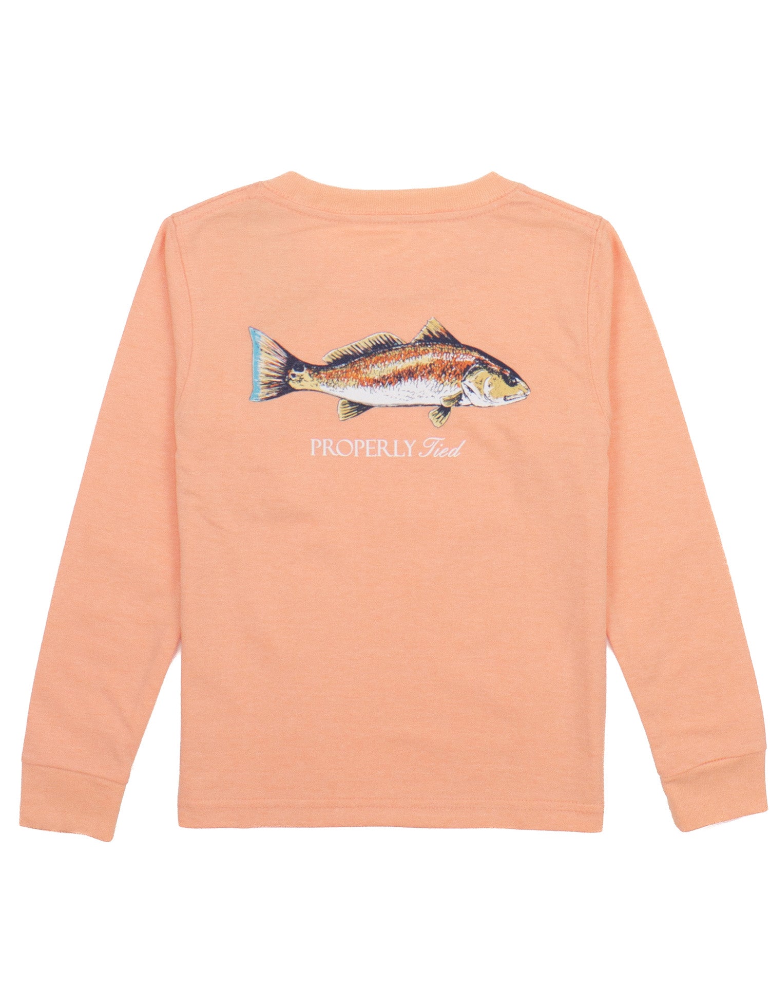 Redfish Long Sleeve Tee - Melon