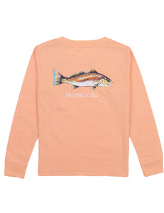 Redfish Long Sleeve Tee - Melon